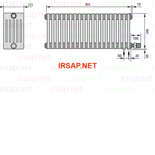 Радиатор IRSAP Tesi 60565/19 T26 CL 01